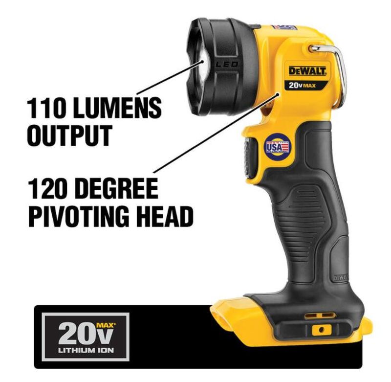 20-Volt MAX Cordless Combo Kit (4-Tool) with (2) 20-Volt 2.0Ah Batteries & Charger - Image 3