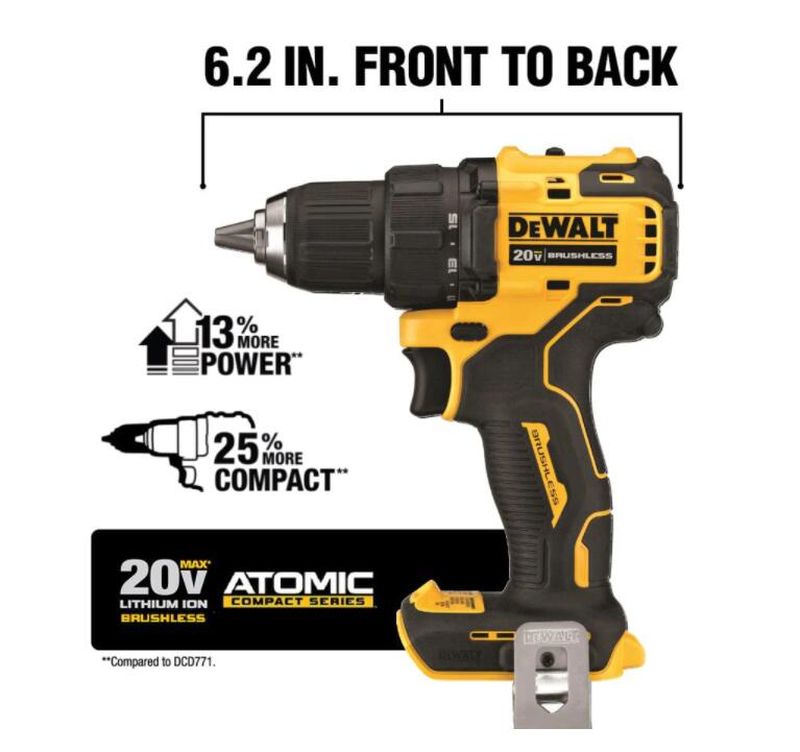 20-Volt MAX Cordless Combo Kit (4-Tool) with (2) 20-Volt 2.0Ah Batteries & Charger - Image 5