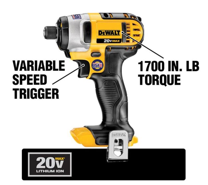 20-Volt MAX Cordless Drill/Impact Combo Kit (2-Tool) with (2) 20-Volt 1.5Ah Batteries, Charger & Reciprocating Saw - Image 4