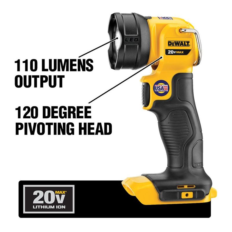 20-Volt MAX Cordless Combo Kit (4-Tool) with (2) 20-Volt 1.5Ah Batteries & Charger - Image 8