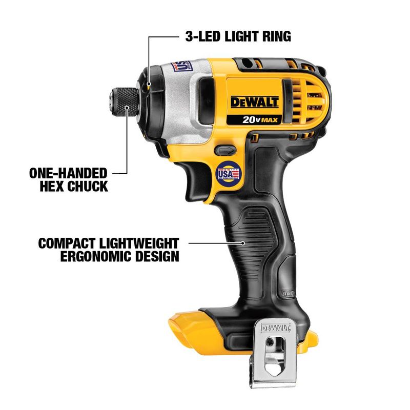20-Volt MAX Cordless Drill/Impact Combo Kit (2-Tool) with (2) 20-Volt 1.5Ah Batteries, Charger & Bag - Image 7