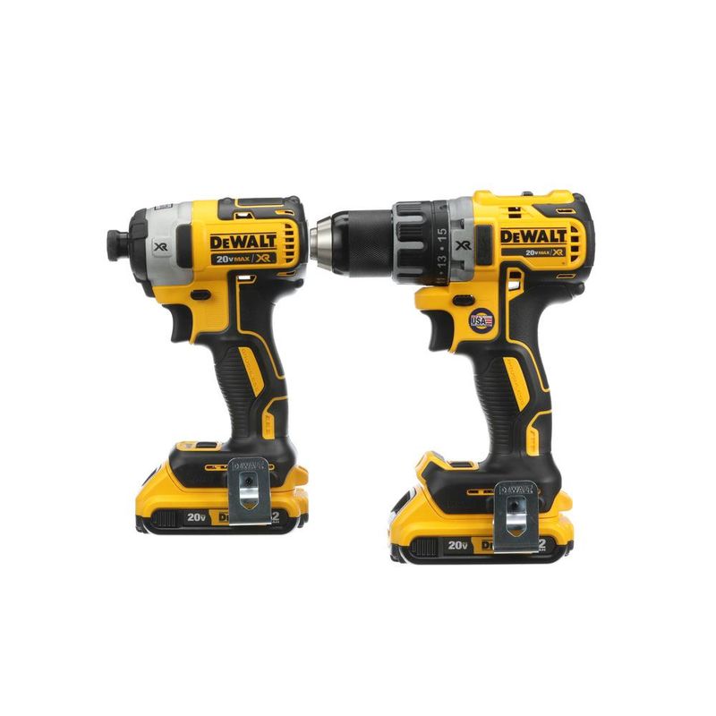 20-Volt MAX XR Cordless Brushless Drill/Impact Combo Kit with Two 20-Volt 2.0Ah Batteries and Charger (2-Tool) - Image 3