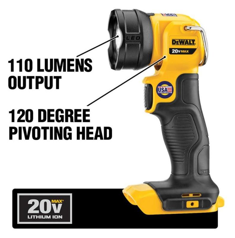 20-Volt MAX Lithium-Ion Brushless Cordless Combo Kit (4-Tool) with 2 Batteries 2.0 Ah, Charger, and Tool Bag - Image 6