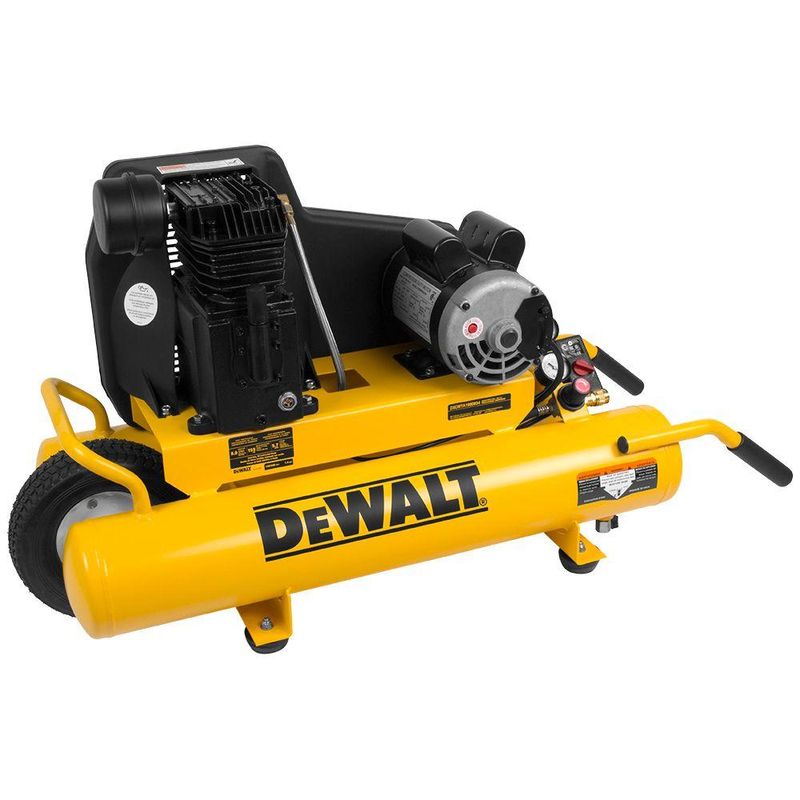 8 Gal. 155 PSI 1.9 HP Electric Dual Voltage Wheelbarrow Air Compressor - Image 3