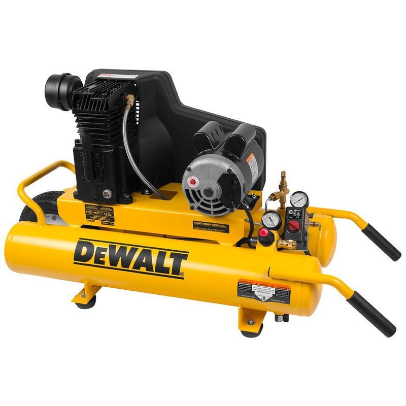 8 Gal. 155 PSI 1.9 HP Electric Dual Voltage Wheelbarrow Air Compressor - Image 4