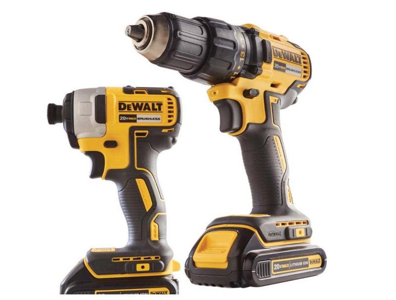 20-Volt MAX Lithium-Ion Cordless Brushless Drill/Driver and Impact Combo Kit (2-Tool) w/ (2) Batteries 1.3Ah and Charger - Image 4