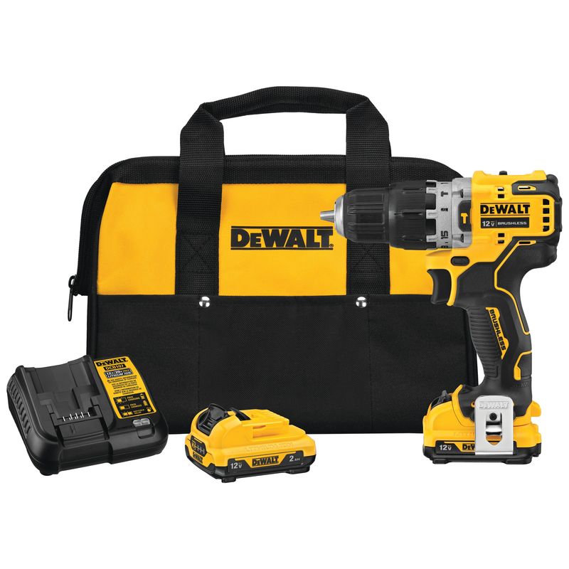 XTREME 12V MAX Brushless 3/8 in. Cordless Hammer Drill Kit