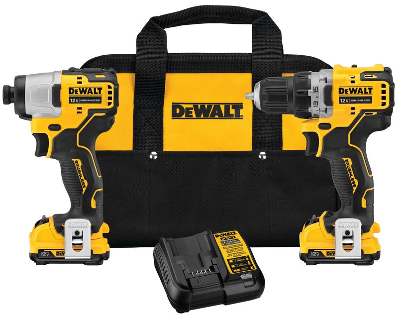 XTREME 12V MAX Brushless Cordless Drill & Impact Driver Kit