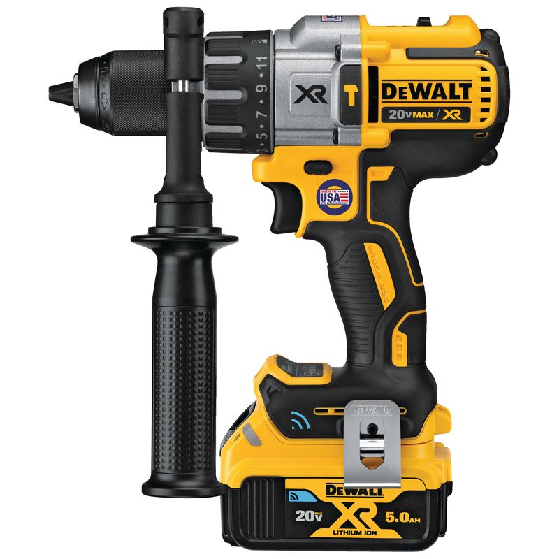 20V MAX 1/2 in. XR Brushless Cordless Hammer Drill/Driver Kit with Integrated Bluetooth and Tool Connect - Image 2